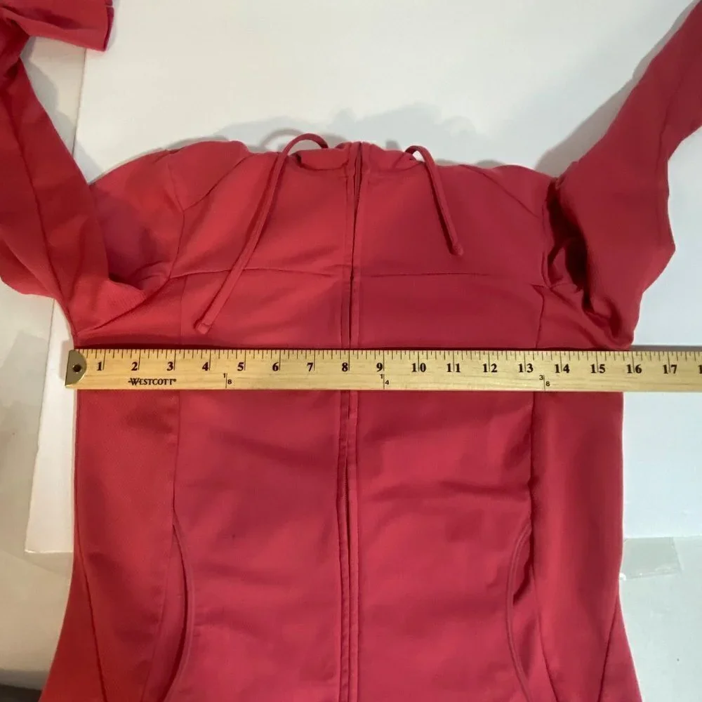 Columbia‎ Titanium Athletic Hoodie with Full Zipper Closure, Size XS Coral Color